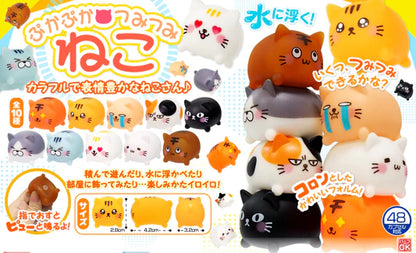 Soft Squeaky Mini Cat Figurines