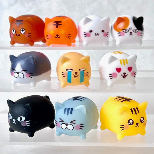 Soft Squeaky Mini Cat Figurines