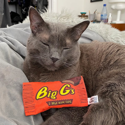 Big G’s Deli Ham Cups Candy Catnip Cat Toy