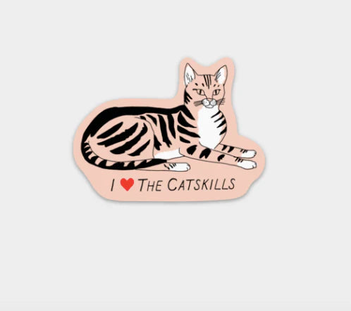Catskills Cat Magnet (I Love the Catskills)