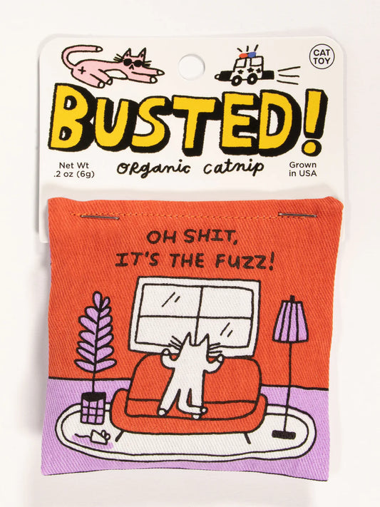 Busted! Oh Shit, It’s the Fuzz! Catnip Toy