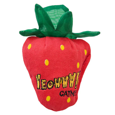 Yeowww! Strawberry Catnip Cat Toy