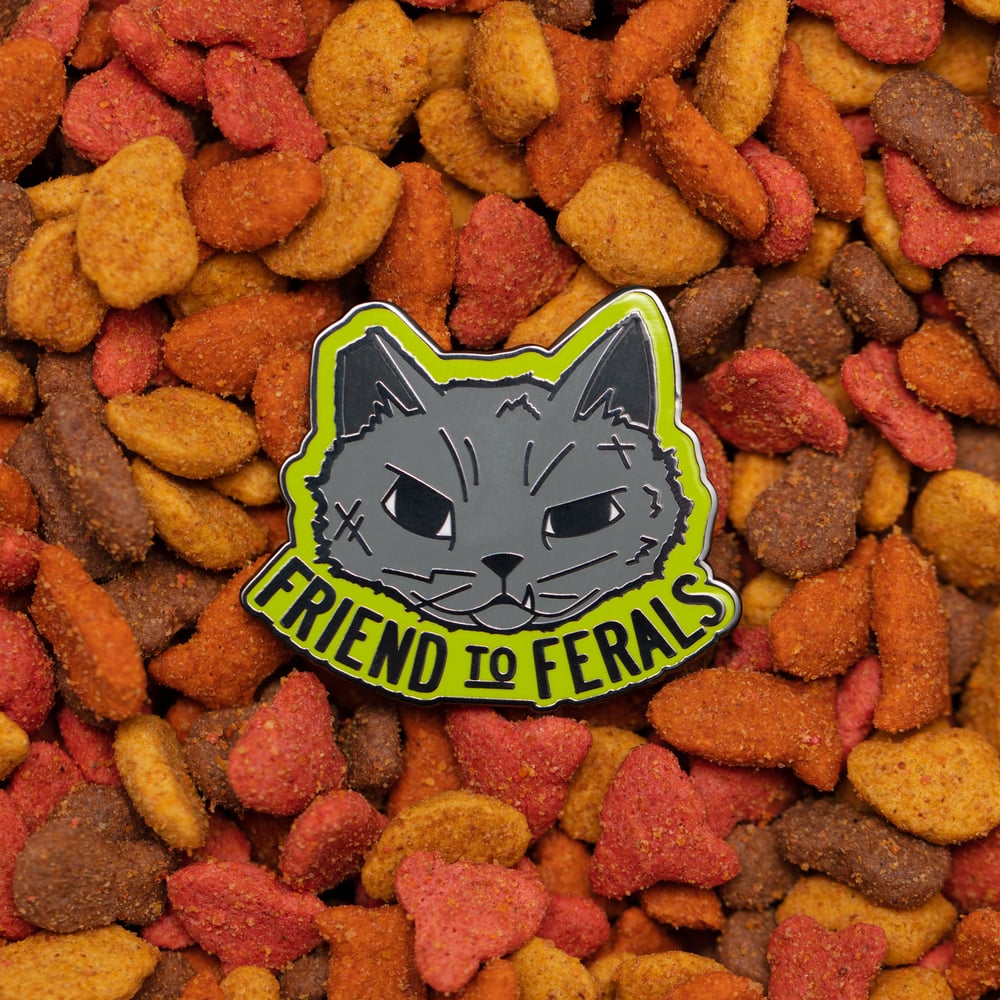 Friend to Ferals Enamel Pin