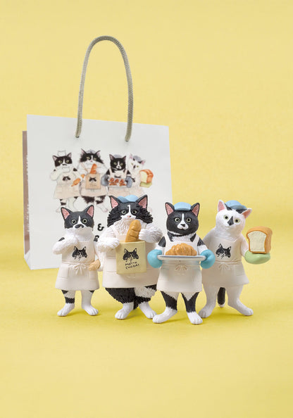 Cat & Bakes Cat Figurine Japanese Blind Box (Random 1 of 4 figurines)
