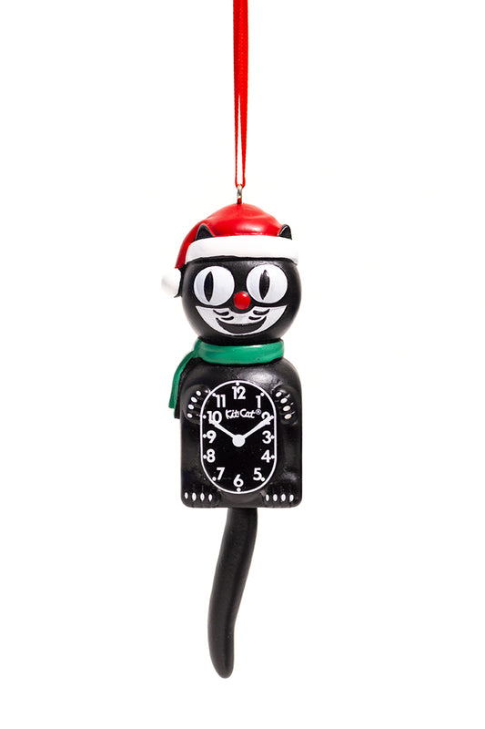 Kit-Cat Klock Christmas Ornament - Santa Hat