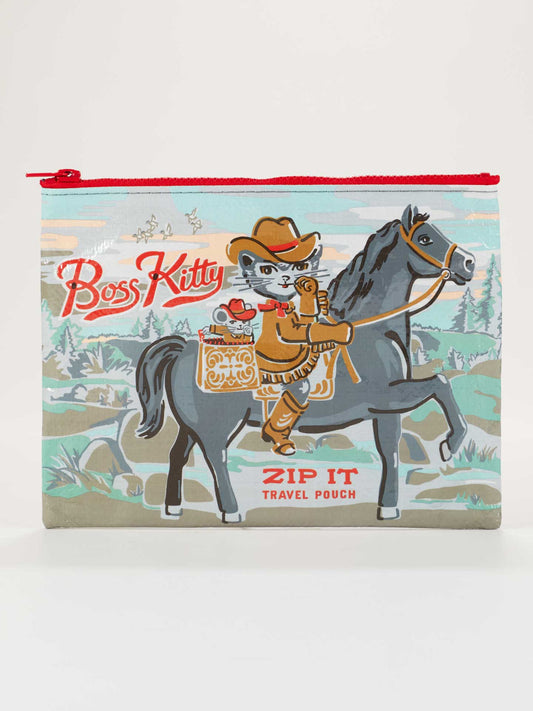 Boss Kitty Cat Zipper Pouch