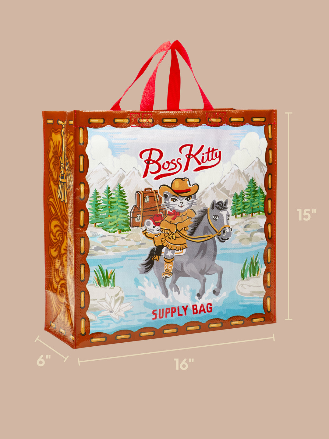 Boss Kitty Cat Shopper Tote Bag
