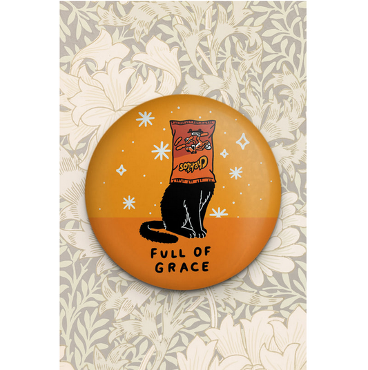 Full of Grace Cat Magnet (new version)