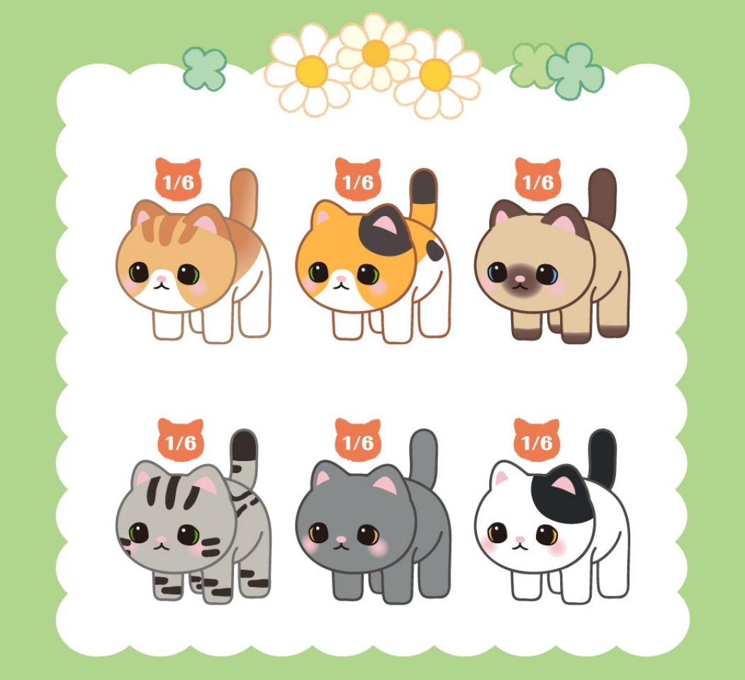 My Po-Cat Random Figure 04 Korean Blind Box Figurine