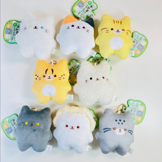 Wild Cats Plush Charm Keychain