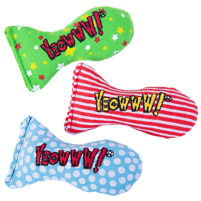 Yeowww! Holiday Stinkies Catnip Fish Cat Toy