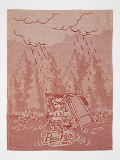 Boss Kitty Cat Woven Dish Towel