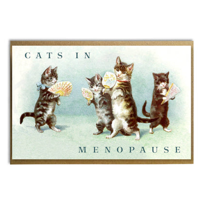 Cats in Menopause Greeting Card