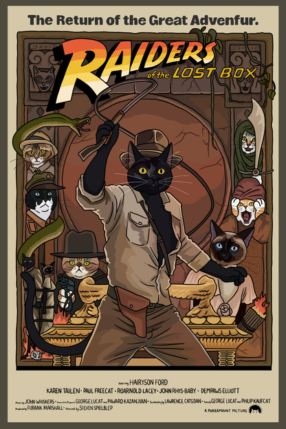 Raiders of the Lost Box Unframed Print: 5x7"