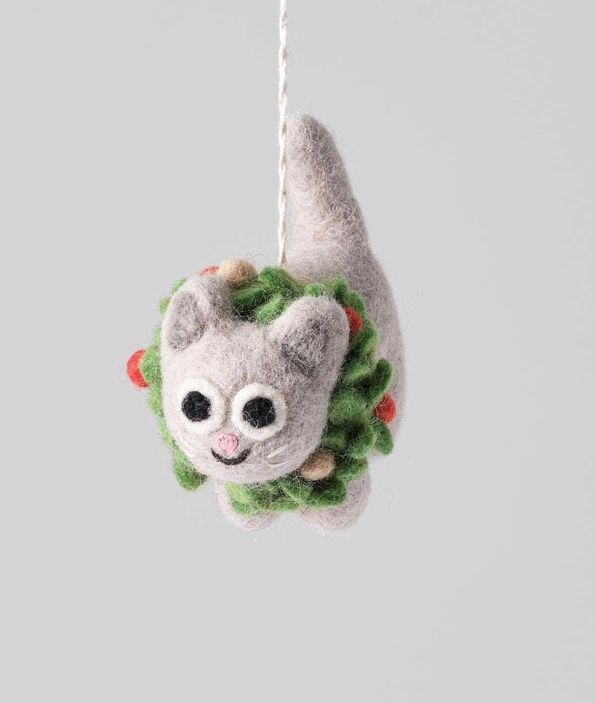 Ernest, Cat Hanging Felt Ornament