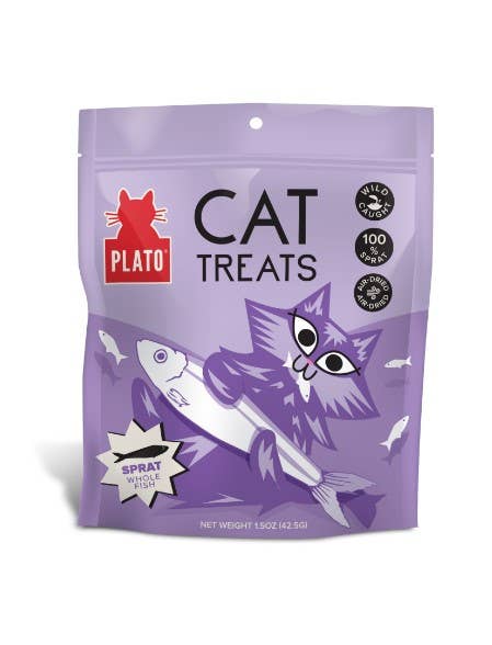 Plato Air-Dried Cat Treats - Baltic Sprat (1.5oz)