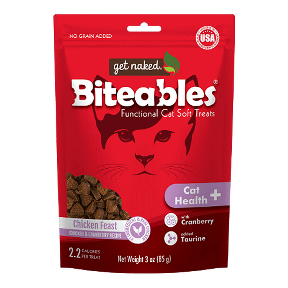 Get Naked Biteables Health Plus Cat Treats (3oz)