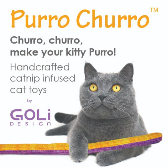 Purro Churro Catnip Toy (assorted colors)