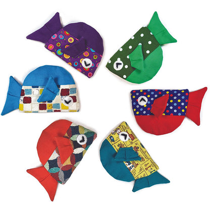 Puff-Fish Catnip Toy (assorted colors, sold individually)