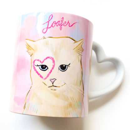 Loafer Heart Handle 12oz Mug