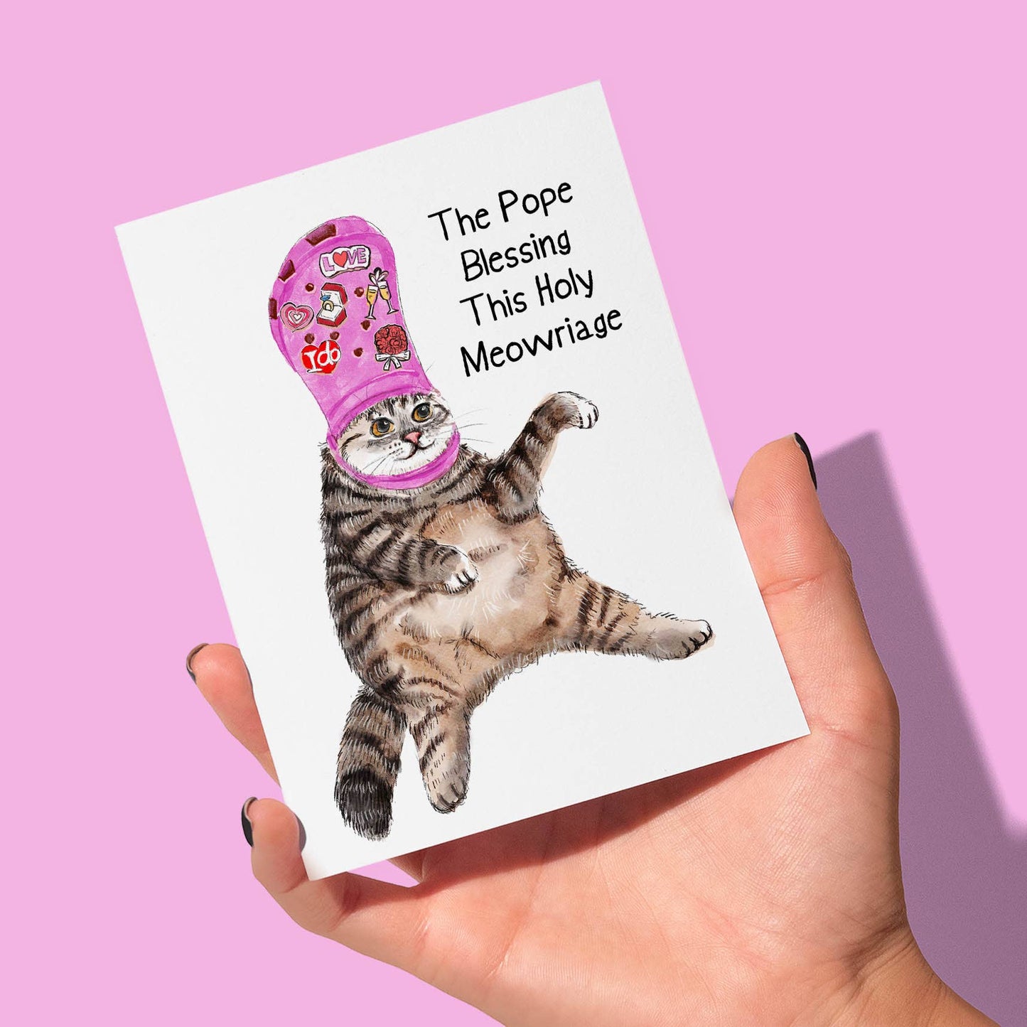 Birthday Blessings from the Pawpe Cat Card