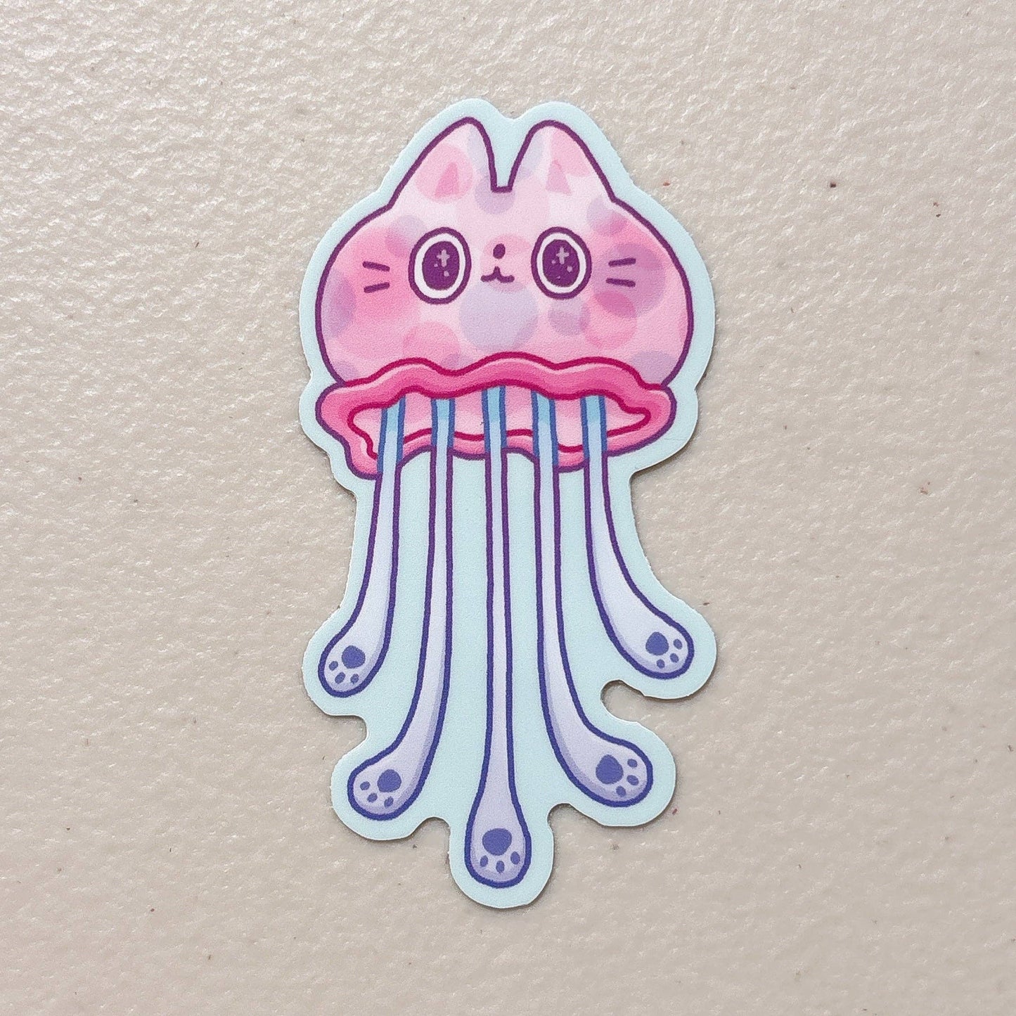Gleep Glorp Alien Cat Sticker