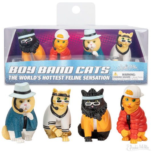 Boy Band Cats Vinyl Figurine Set