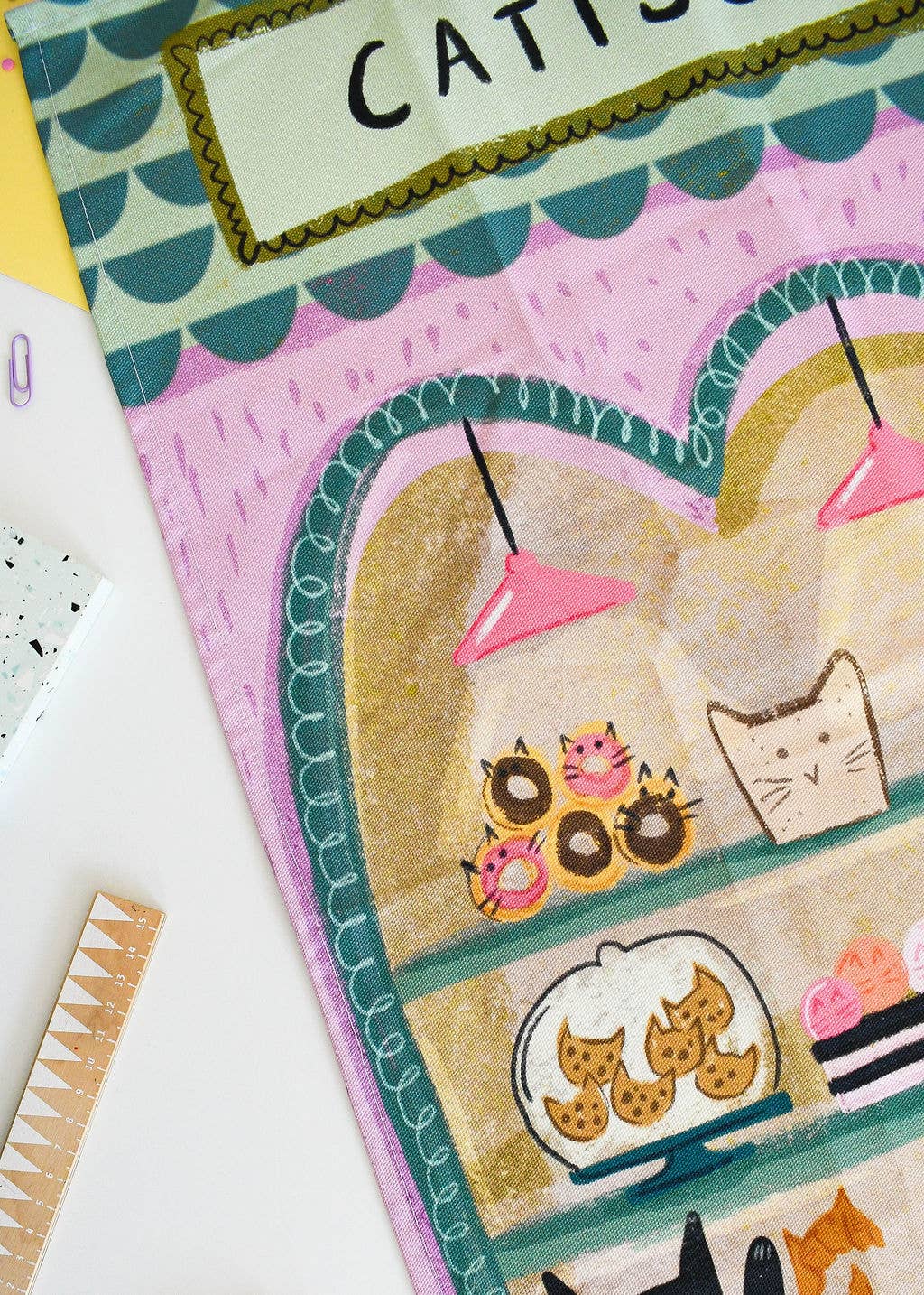 Catisserie Cat Tea Towel