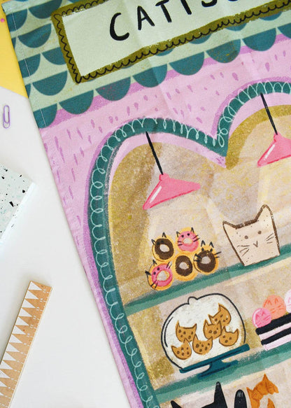 Catisserie Cat Tea Towel