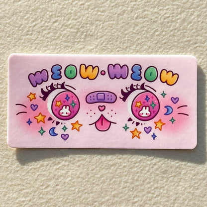 Only 3 Braincells Orange Cat Sticker