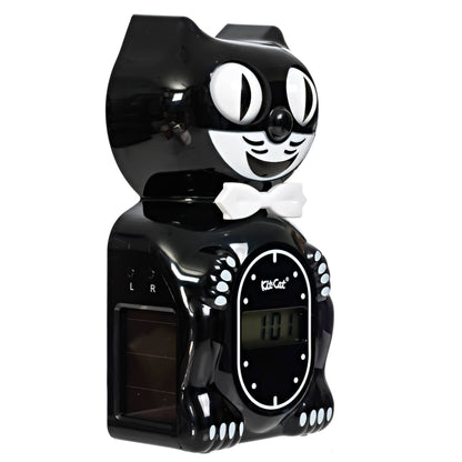 Solar Kit-Cat Klock® Digital Alarm Clock (Classic Black)