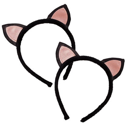 Black Cat Ear Headband