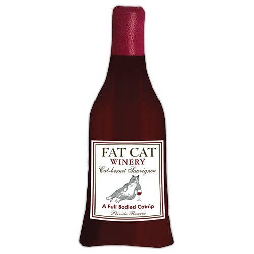 Cat Wine Catnip Toy - Cat-bernet Sauvignon