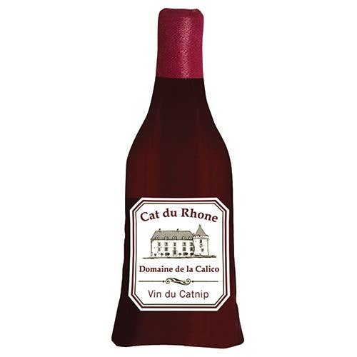 Cat Wine Catnip Toy - Cat du Rhone