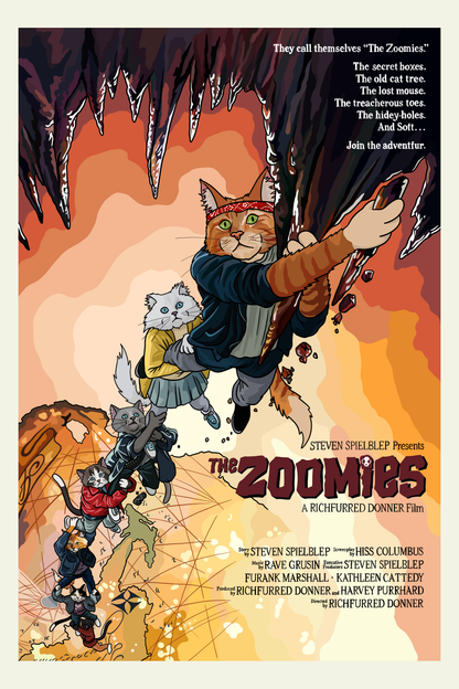 The Zoomies Unframed Print: 5x7"