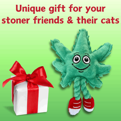 Weed Leaf Catnip Cat Toy "Lil' MJ"