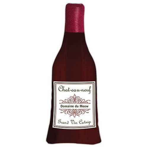 Cat Wine Catnip Toy - Chat-eau-neuf