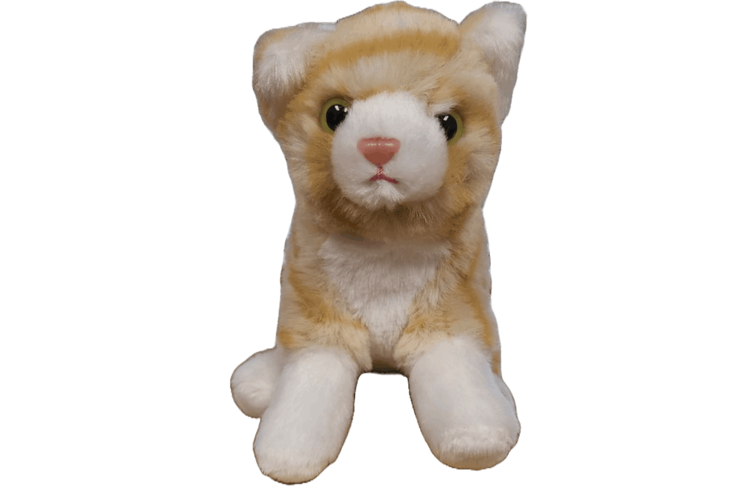 Canned Orange Tabby Cat Stuffed Animal Plush