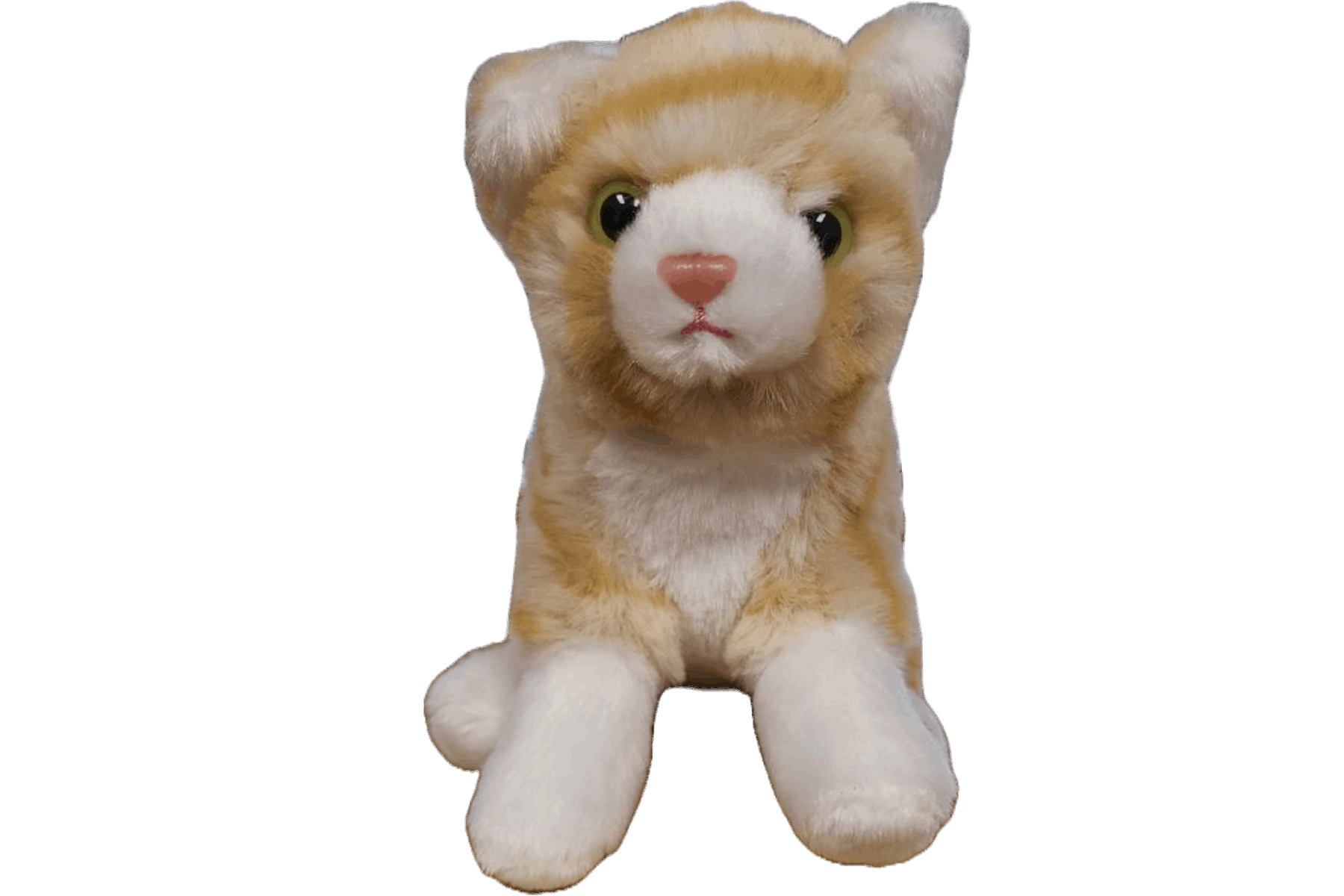 Canned Orange Tabby Cat Stuffed Animal Plush