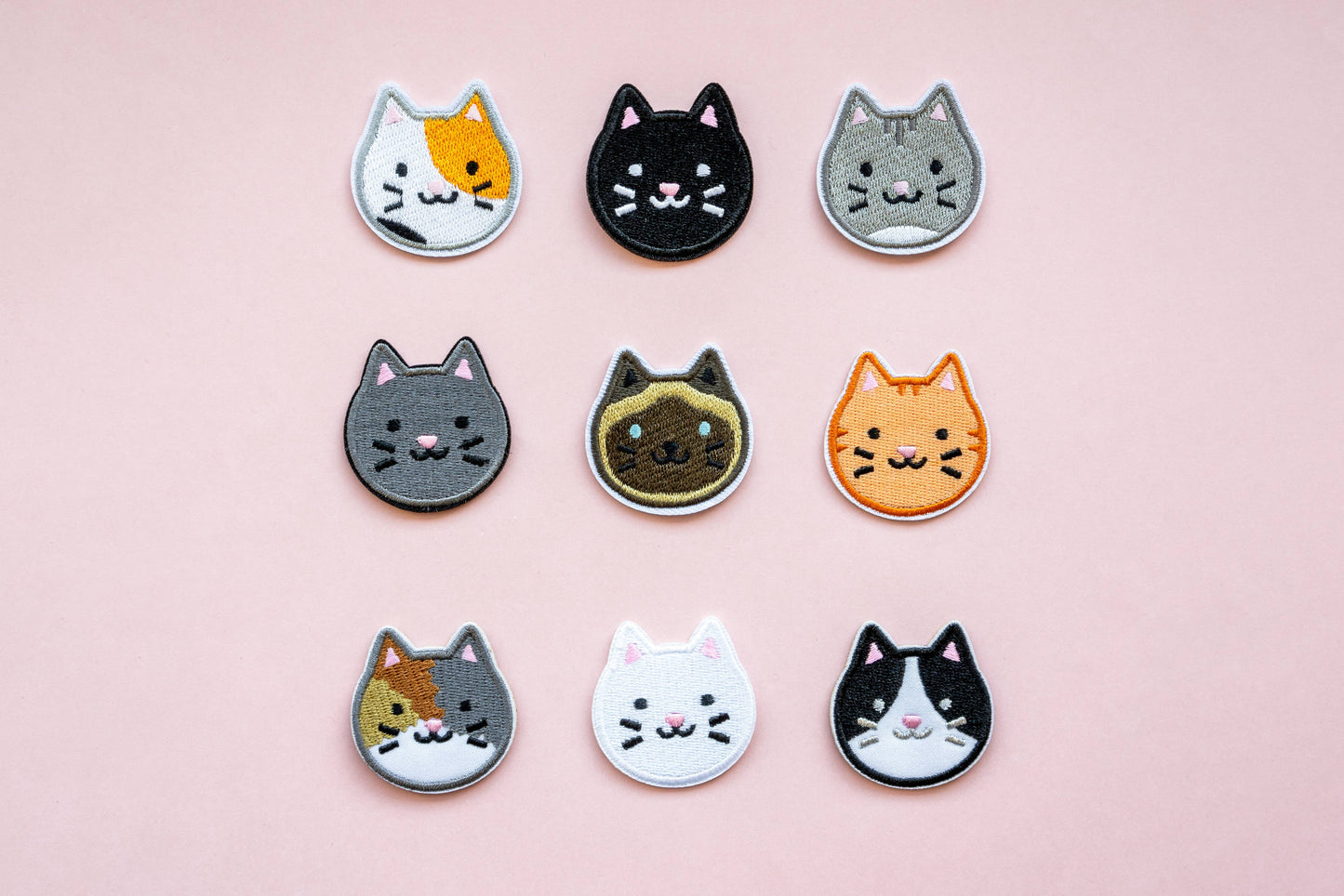 White Kitty Cat Patch