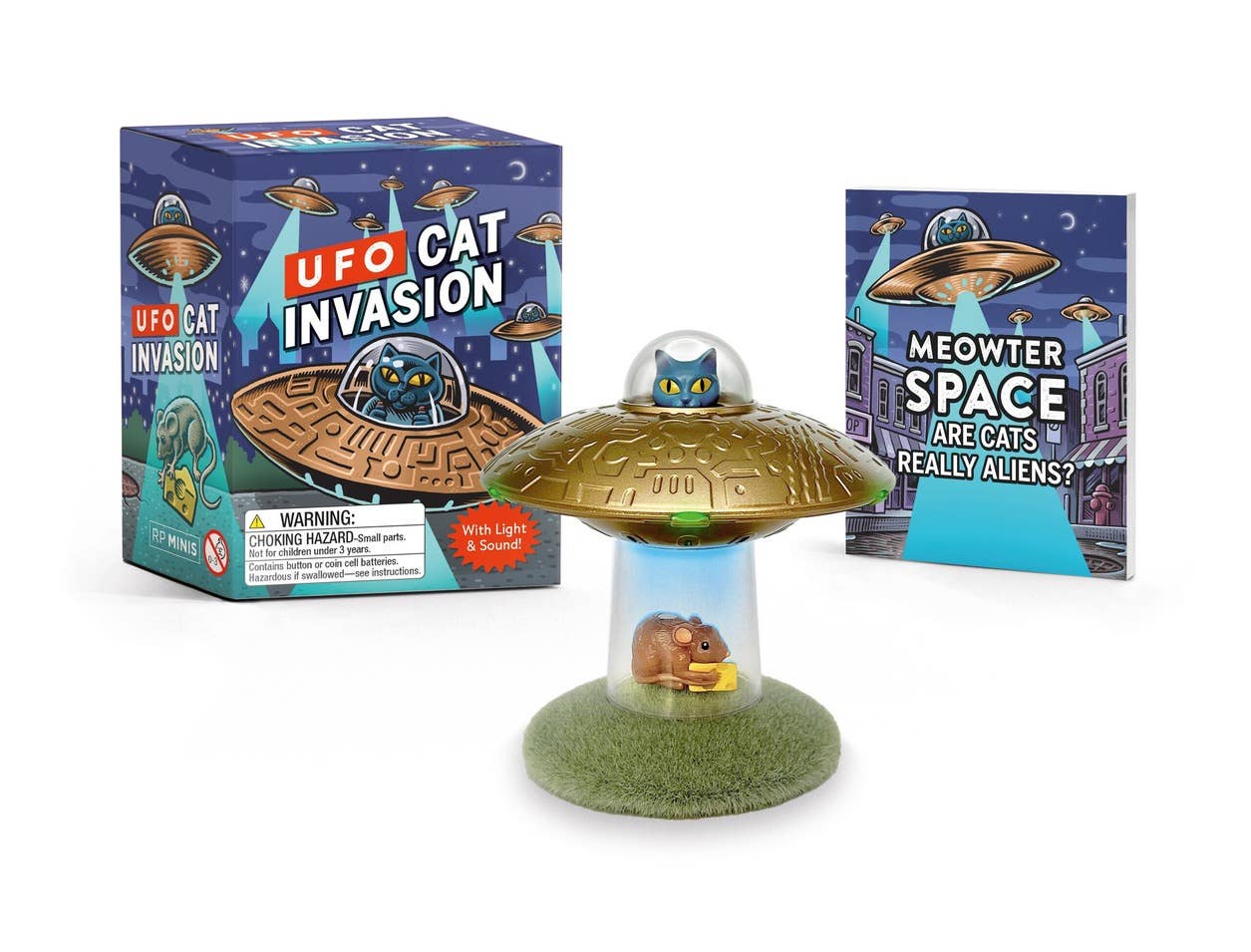 UFO Cat Invasion Mini Kit: With Light And Sound!