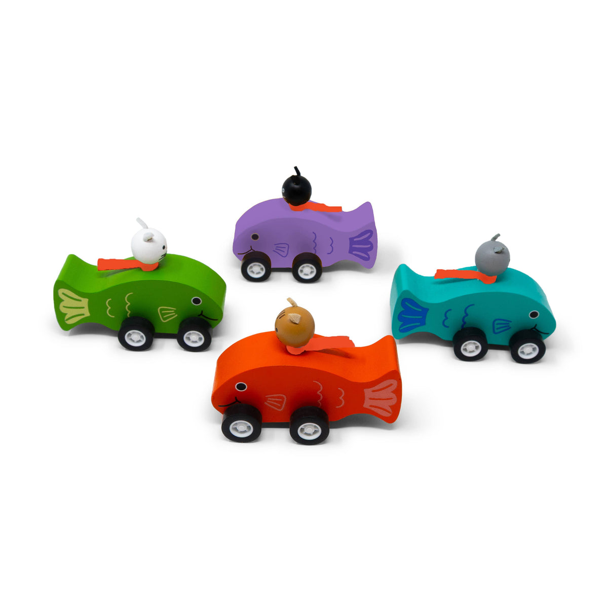 Cat Fish Pullback Toy