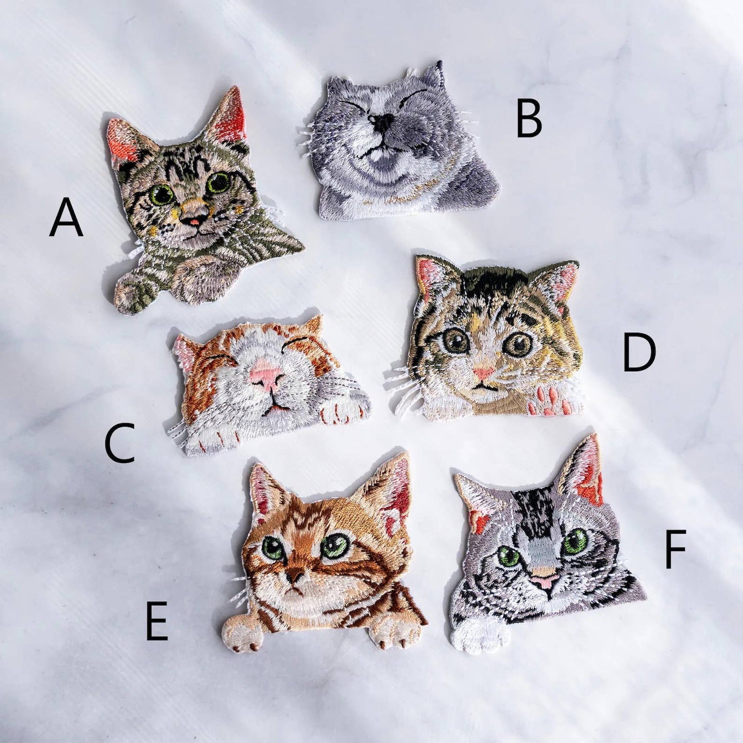 Tabby Cat Iron On Patch