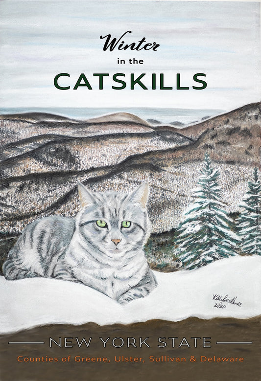 Catskills Postcard (Winter)