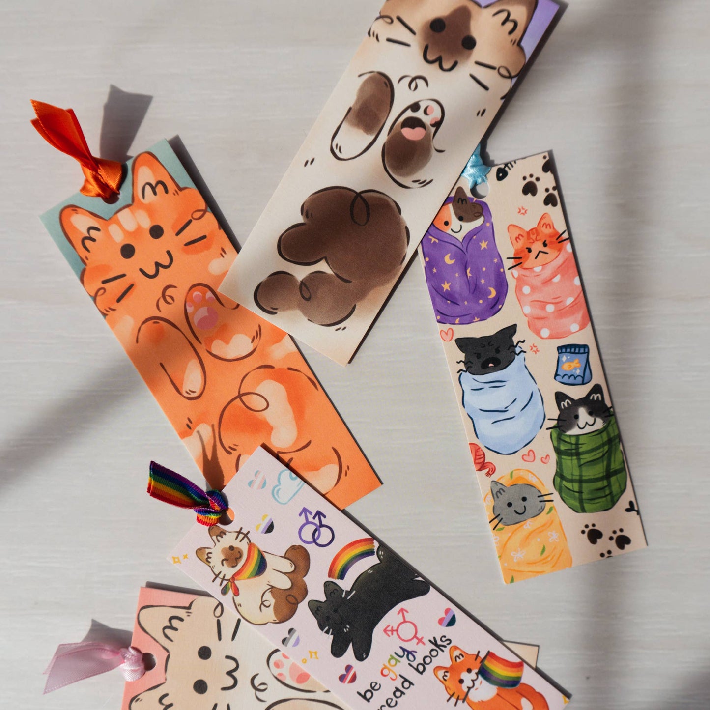 Orange Cat Bookmark
