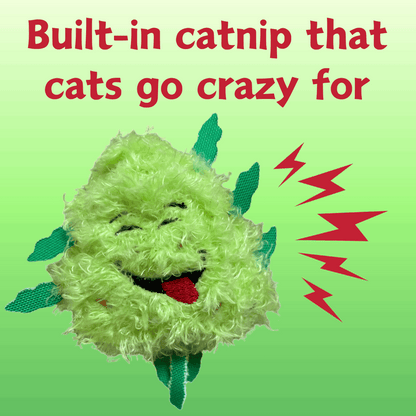 Weed Nug Catnip Cat Toy "Bud Jr."
