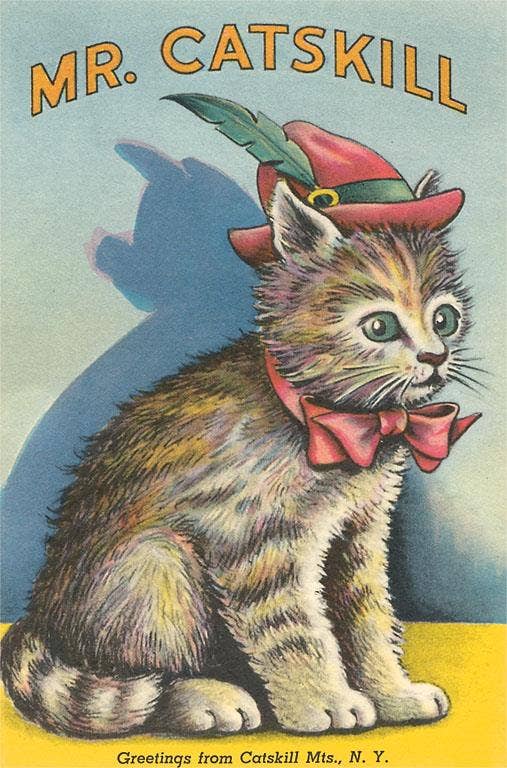 Mr. Catskill Vintage Art Magnet