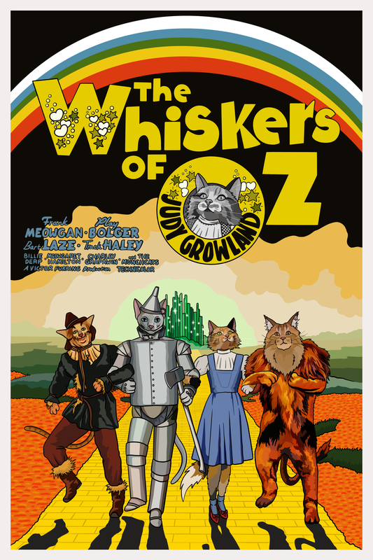 The Whiskers of Oz Unframed Print: 5x7"