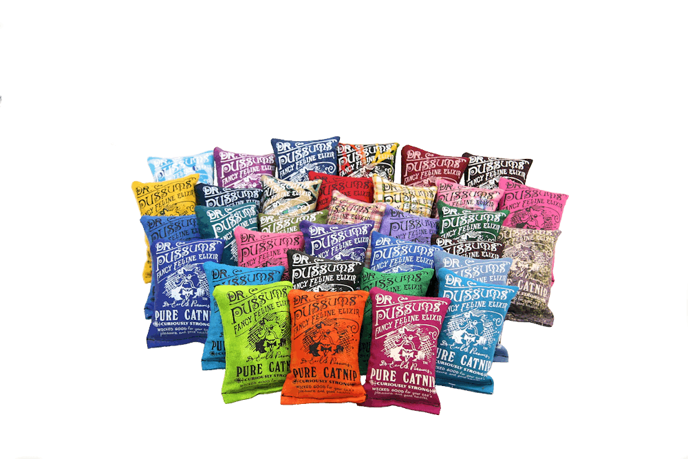 Small Logo Catnip Pillow Catnip Toy (Assorted Colors)