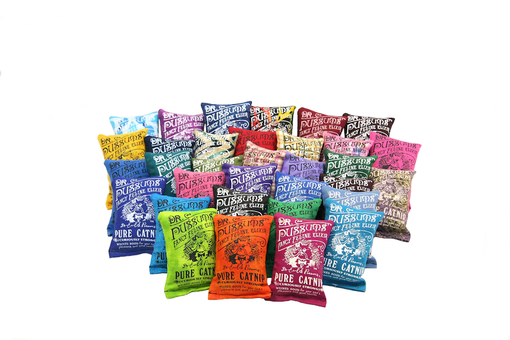 Small Logo Catnip Pillow Catnip Toy (Assorted Colors)